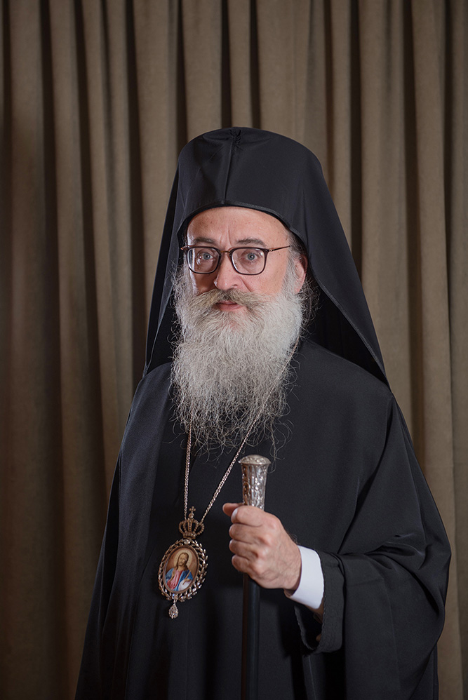 Σεβασμιώτατος Μητροπολίτης Γορτύνης και Αρκαδίας, υπέρτιμος και έξαρχος Κεντρώας Κρήτης  κ. Μακάριος