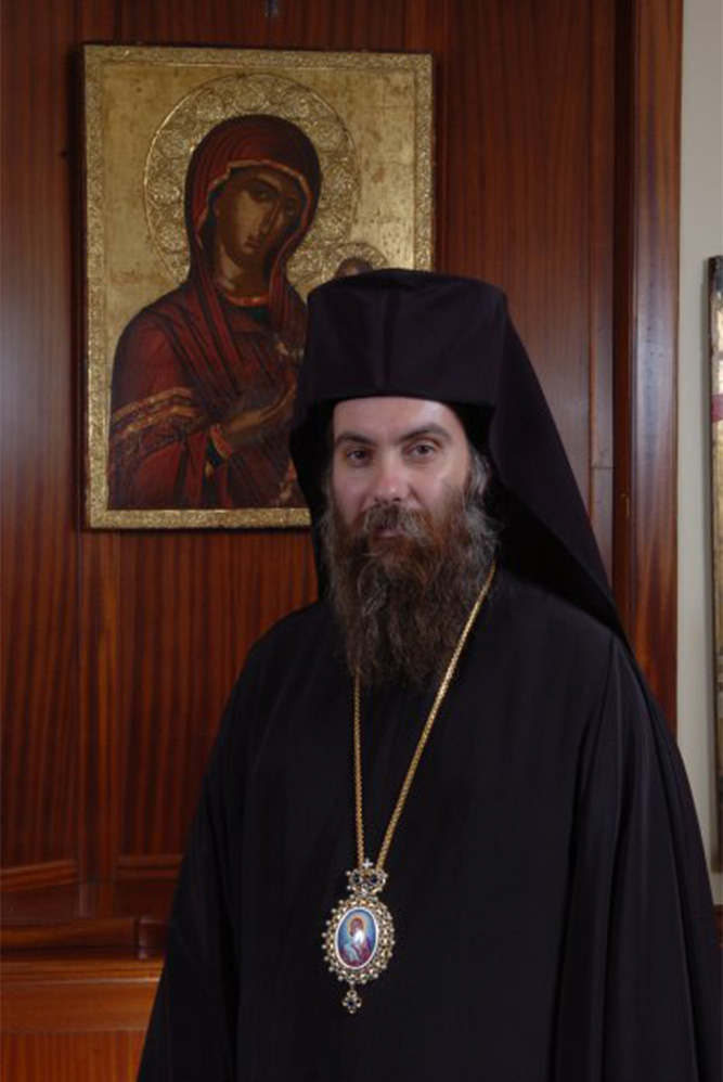 Σεβασμιώτατος Μητροπολίτης Κισάμου και Σελίνου, υπέρτιμος και έξαρχος Εσπερίας Κρήτης κ. Αμφιλόχιος